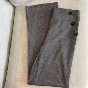 👖Suzy Shier Wide Leg Slip on Herringbone Dress Pants👖